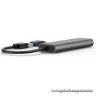 Bluestork USB Hub - HUB-MINI (USB-A to 3xUSB 2.0 port + 1x USB-C, 1xHDMI, USB3.0, szürke)