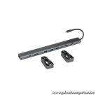 Bluestork USB Hub - HUB-OFFICE-PRO (USB-C to 3xUSB-A 3.0 port + 1xUSB-C + 1xHDMI + 1xRJ45, SD, TF  3,5 Jack, PD 100W)