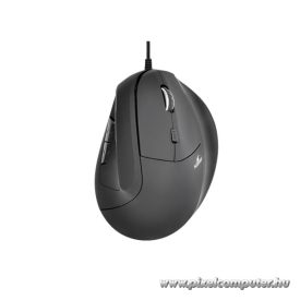   Bluestork Egér - M-W-ERGO (Ergonomic, Rechargeable, 2.4G, 7200 DPI, optikai, fekete)