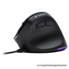 Bluestork Vezeték nélküli Egér - M-WL-ERGO-LUMI (Ergonomic, Rechargeable, 2400 DPI, 6 gomb, optikai, fekete)