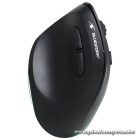 Bluestork Vezeték nélküli Egér - M-WL-ERGO-LUMI (Ergonomic, Rechargeable, 2400 DPI, 6 gomb, optikai, fekete)