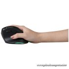 Bluestork Vezeték nélküli Egér - M-WL-ERGO-LUMI (Ergonomic, Rechargeable, 2400 DPI, 6 gomb, optikai, fekete)