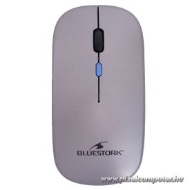  Bluestork Vezeték nélküli Egér - M-WL-OFF105 (Bluetooth, 2.4G, 4 gomb, Rechargeable, 3200 DPI, optikai, fekete)