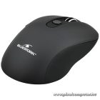 Bluestork Vezeték nélküli Egér - M-WL-OFF60-BLACK (1600 DPI, 6 gomb, optikai, fekete)
