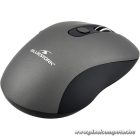 Bluestork Vezeték nélküli Egér - M-WL-OFF60-GREY (1600 DPI, 6 gomb, optikai, szürke)