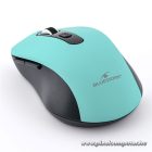 Bluestork Vezeték nélküli Egér - M-WL-OFF70-GREEN (Rechargeable, 1600 DPI, 6 gomb, optikai, zöld)