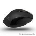 Bluestork Vezeték nélküli Egér - M-WL-OFF75-BLACK (Rechargeable, Bluetooth, 1600 DPI, 6 gomb, optikai, fekete)