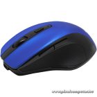 Bluestork Vezeték nélküli Egér - M-WL-OFF75-BLUE (Rechargeable, 1600 DPI, 6 gomb, optikai, kék)