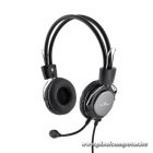 Bluestork Fejhallgató - MC201 Office Headset (mikrofon; hangerő szabályzó, 3,5 Jack, fekete)