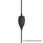 Bluestork Fejhallgató - MC201 Office Headset (mikrofon; hangerő szabályzó, 3,5 Jack, fekete)