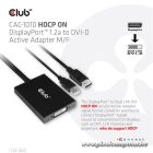 Club 3D Átalakító - CAC-1010 (DisplayPort to 2xDVI-A HDCP ON, 4K30Hz, 2560x1600@60Hz, 60cm)