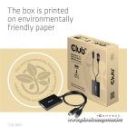 Club 3D Átalakító - CAC-1010 (DisplayPort to 2xDVI-A HDCP ON, 4K30Hz, 2560x1600@60Hz, 60cm)