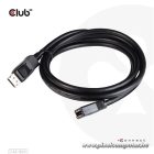 Club 3D Kábel - CAC-1022 (DisplayPort 1.4 HBR3, 8K60Hz, 4K144Hz, 2m, M/F, 32.4Gbps)