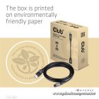 Club 3D Kábel - CAC-1022 (DisplayPort 1.4 HBR3, 8K60Hz, 4K144Hz, 2m, M/F, 32.4Gbps)