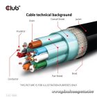 Club 3D Kábel - CAC-1060 (DisplayPort 1.4, 8K, 32.4Gbps, HBR3 8K, 28AWG, M/M, 3m)