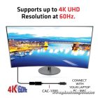 Club 3D Átalakító - CAC-1080 (DisplayPort 1.4 to HDMI 2.0, 4K60Hz, HDR, 3D aktív)
