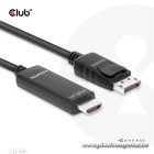 Club 3D Kábel - CAC-1087 (DisplayPort 1.4 to HDMI 8K60Hz HDR10, 3m, M/M)