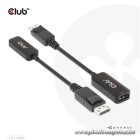 Club 3D Átalakító - CAC-1088 (DisplayPort 1.4 to HDMI 4K120Hz/8K60Hz HDR Aktív, M/F)