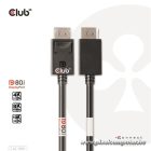 Club 3D Kábel - CAC-1091 (DisplayPort 2.1,  DP80, 4K240Hz, 1.2m, Bidirectional, M/M)