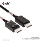 Club 3D Kábel - CAC-1092 (DisplayPort 2.1, DP80, 8K240Hz, 1.6m, Bi-Directional, M/M)