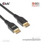 Club 3D Kábel - CAC-1094 (DisplayPort 2.1, 8K2420Hz, 2m, DP80, VESA tanúsítvány, M/M)