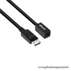 Club 3D Kábel - CAC-1120 (Mini DisplayPort 1.4 to DisplayPort, 8K60Hz, DSC1.2, HBR3, HDR, 1m, F/M, Kétirányú)