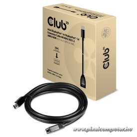   Club 3D Kábel - CAC-1121 (Mini DisplayPort 1.4 to DisplayPort 8K60Hz, 1m, DSC1.2, HBR3, HDR, M/F, Bidirectional)