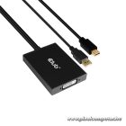 Club 3D Átalakító - CAC-1130 (Mini DisplayPort to Dual Link DVI-I Active, 4K30Hz)