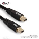 Club 3D Kábel - CAC-1165 (Mini DisplayPort  M/M, DP80, 80Gbps, 1m, 4K240Hz/8K60Hz/10K60Hz)