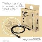 Club 3D Kábel - CAC-1165 (Mini DisplayPort  M/M, DP80, 80Gbps, 1m, 4K240Hz/8K60Hz/10K60Hz)