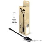 Club 3D Átalakító - CAC-1180 (Mini DisplayPort 1.4 to HDMI 2.0, 4K60Hz, HDR, 3D, 16bpc)