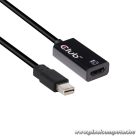 Club 3D Átalakító - CAC-1180 (Mini DisplayPort 1.4 to HDMI 2.0, 4K60Hz, HDR, 3D, 16bpc)