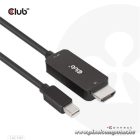 Club 3D Átalakító - CAC-1187 (Mini DisplayPort 1.4 to HDMI 4K120Hz / 8K60Hz HDR10+, 1.8m)