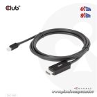 Club 3D Átalakító - CAC-1187 (Mini DisplayPort 1.4 to HDMI 4K120Hz / 8K60Hz HDR10+, 1.8m)