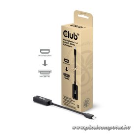   Club 3D Átalakító - CAC-1188 (Mini DisplayPort 1.4 to HDMI 8K60Hz, aktív, HDCP 2.2, 9cm)
