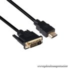 Club 3D Kábel - CAC-1210 (DVI-D to HDMI 1.4, 2m, M/M, Bidirectional, UHD 4K30Hz)