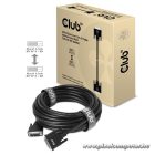 Club 3D Kábel - CAC-1220 (DVI-D Dual Link kábel, Bidirectional M/M, 10m, 28AWG)