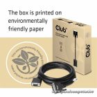 Club 3D Kábel - CAC-1243 (DVI-A to VGA M/M, 3 m, 28AWG, 1600x1200 60Hz)