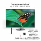 Club 3D Kábel - CAC-1243 (DVI-A to VGA M/M, 3 m, 28AWG, 1600x1200 60Hz)