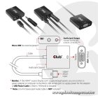 Club 3D Átalakító - CAC-1302 (HDMI 1.4 to VGA + Audio, 1080p@60Hz, Micro USB power)