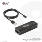 Club 3D Átalakító - CAC-1307 (HDMI aktív ismétlő 4K60Hz, Micro USB tápellátás, 18Gbps, 3D, HDR, HDCP 2.2&1.4)