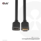 Club 3D Kábel - CAC-1322 (HDMI 2.1 Ultra High Speed, 4K120Hz 8K60Hz, 30AWG, 48Gbps, 1m, M/F)