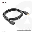 Club 3D Kábel - CAC-1322 (HDMI 2.1 Ultra High Speed, 4K120Hz 8K60Hz, 30AWG, 48Gbps, 1m, M/F)