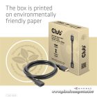 Club 3D Kábel - CAC-1322 (HDMI 2.1 Ultra High Speed, 4K120Hz 8K60Hz, 30AWG, 48Gbps, 1m, M/F)