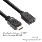 Club 3D Kábel - CAC-1325 (HDMI 2.0 High Speed 4K60Hz, M/F, 5m, 26AWG)