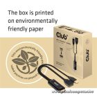 Club 3D Átalakító - CAC-1331 (HDMI 2.0 to DisplayPort 1.2 4K60Hz HDR M/F, USB-A táp, 25cm)