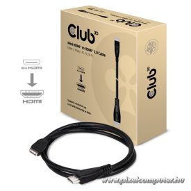  Club 3D Kábel - CAC-1350 (Mini HDMI 2.0, M/M, 4K 60Hz, HDR, 1m, Bi-Directional)