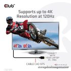 Club 3D Kábel - CAC-1375 (HDMI 2.1 Ultra High Speed, M/M, 4K120Hz, 8K60Hz, 48Gbps, 5m, VRR,QMS,QFT,eARC,HDR)