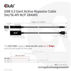 Club 3D kábel - CAC-1404 (3.2 USB-A, Active Repeater, 5Gbps, 5m)