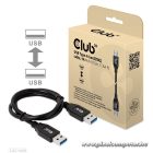 Club 3D kábel - CAC-1409 (USB-A Gen2, M/M, 10Gbps, 3A, 15W, 5V/3A, 0.5m)